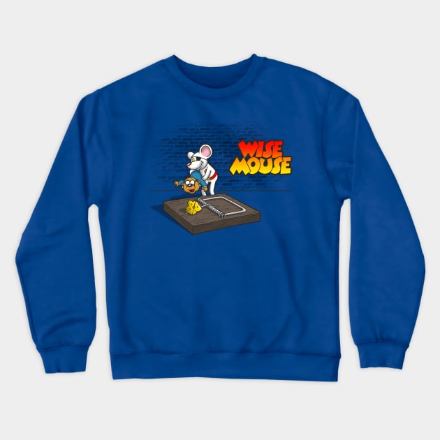 Cute Funny 90's Hero and Sidekick Retro Detective Cartoon Crewneck Sweatshirt by BoggsNicolas